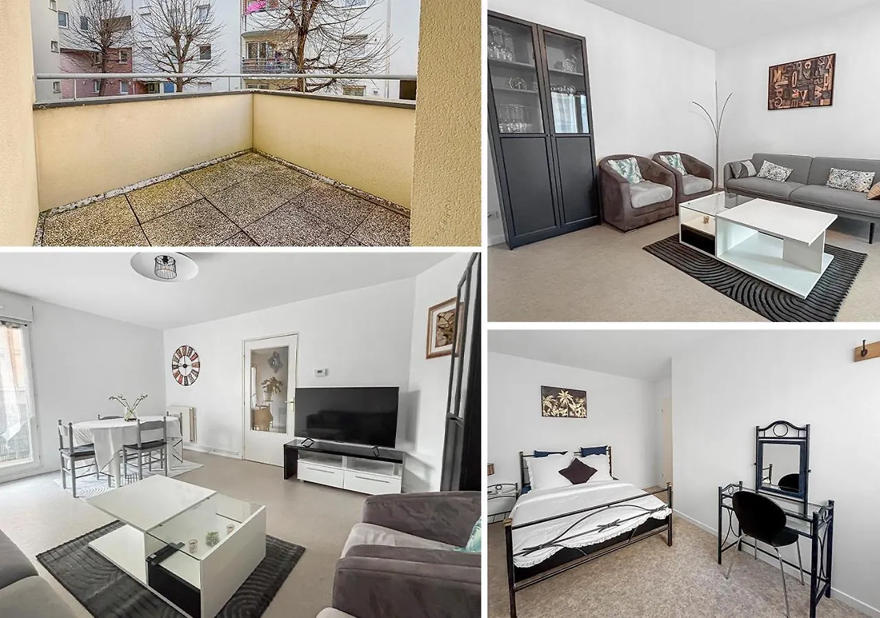 Apartment Spacieux & Lumineux Avec Balcon Beauvais